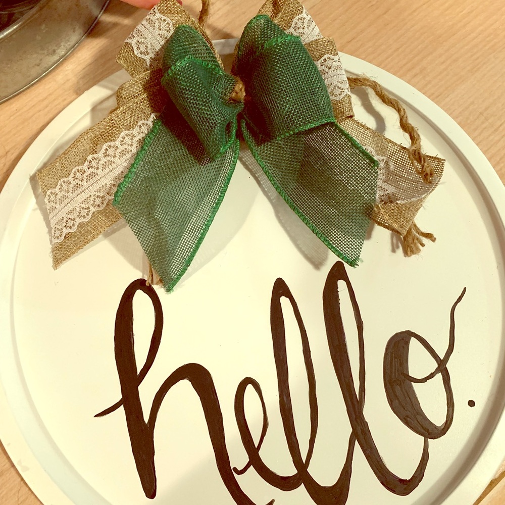 Hello wreath